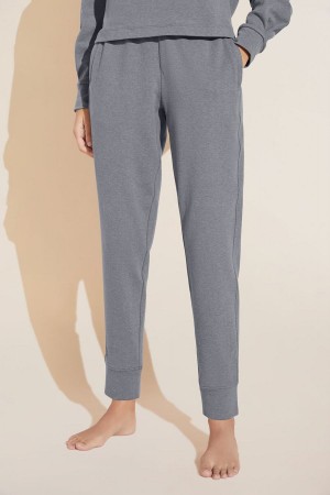 Eberjey Luxe Sweats Jogger Women Sweatpants Dark Grey | ABX464CC