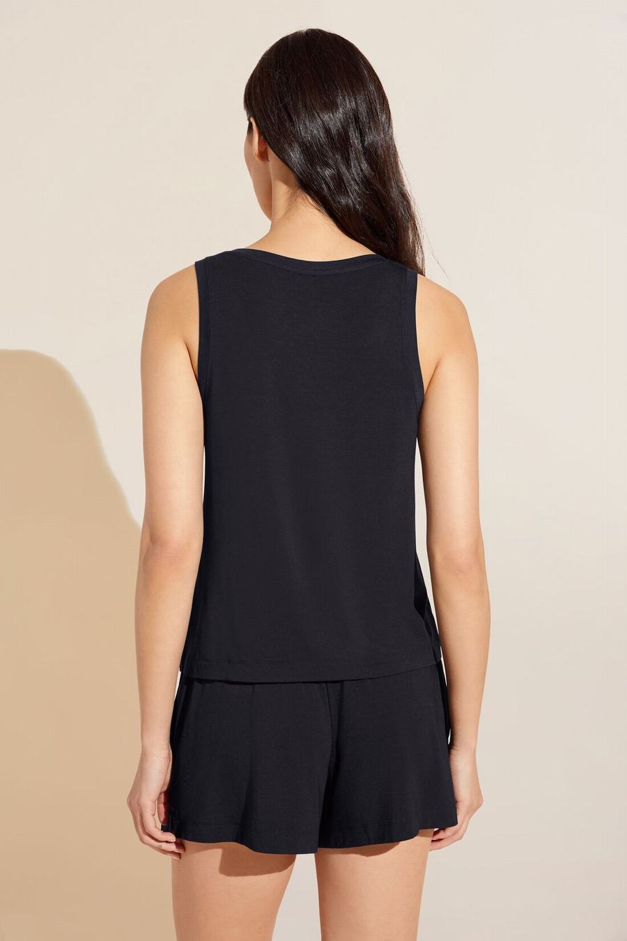 Eberjey Gisele TENCEL™ Modal Everyday Women Tank Top Black | FHT6287ME