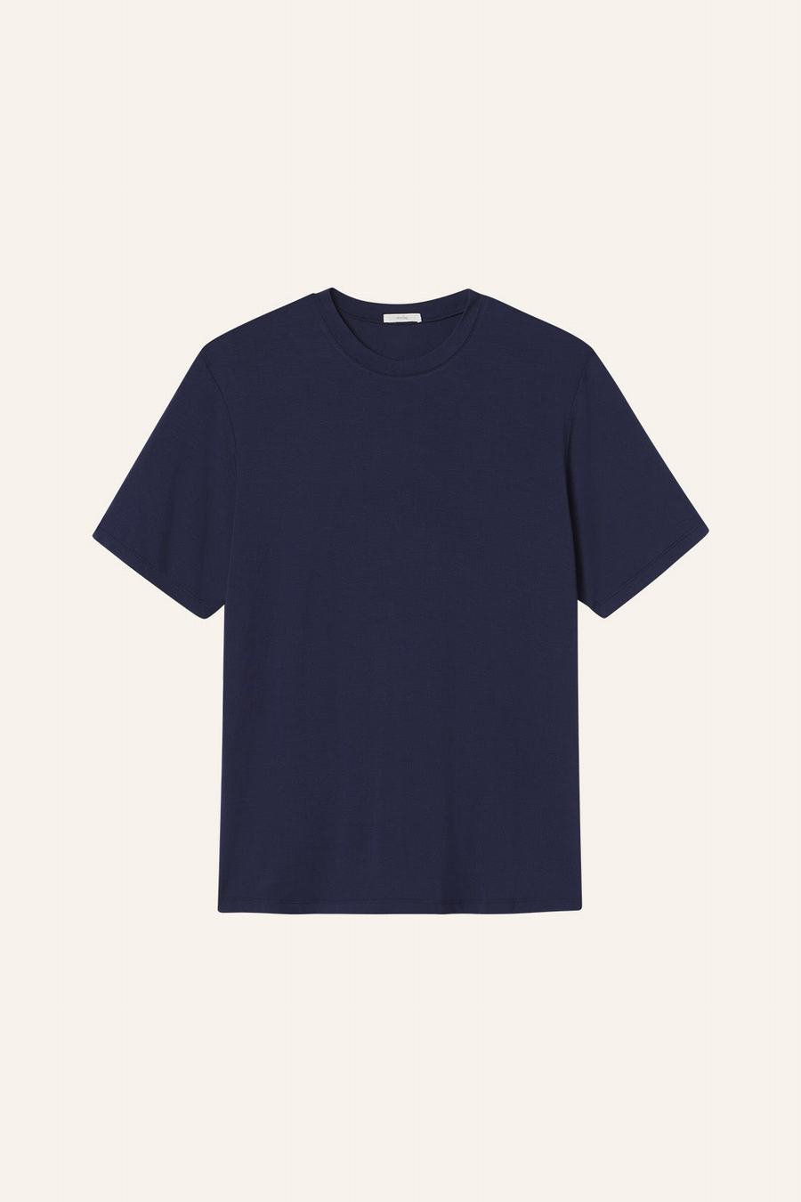 Eberjey Henry TENCEL™ Modal Short Sleeve Tee Men T-Shirt Navy | TGB1181NF