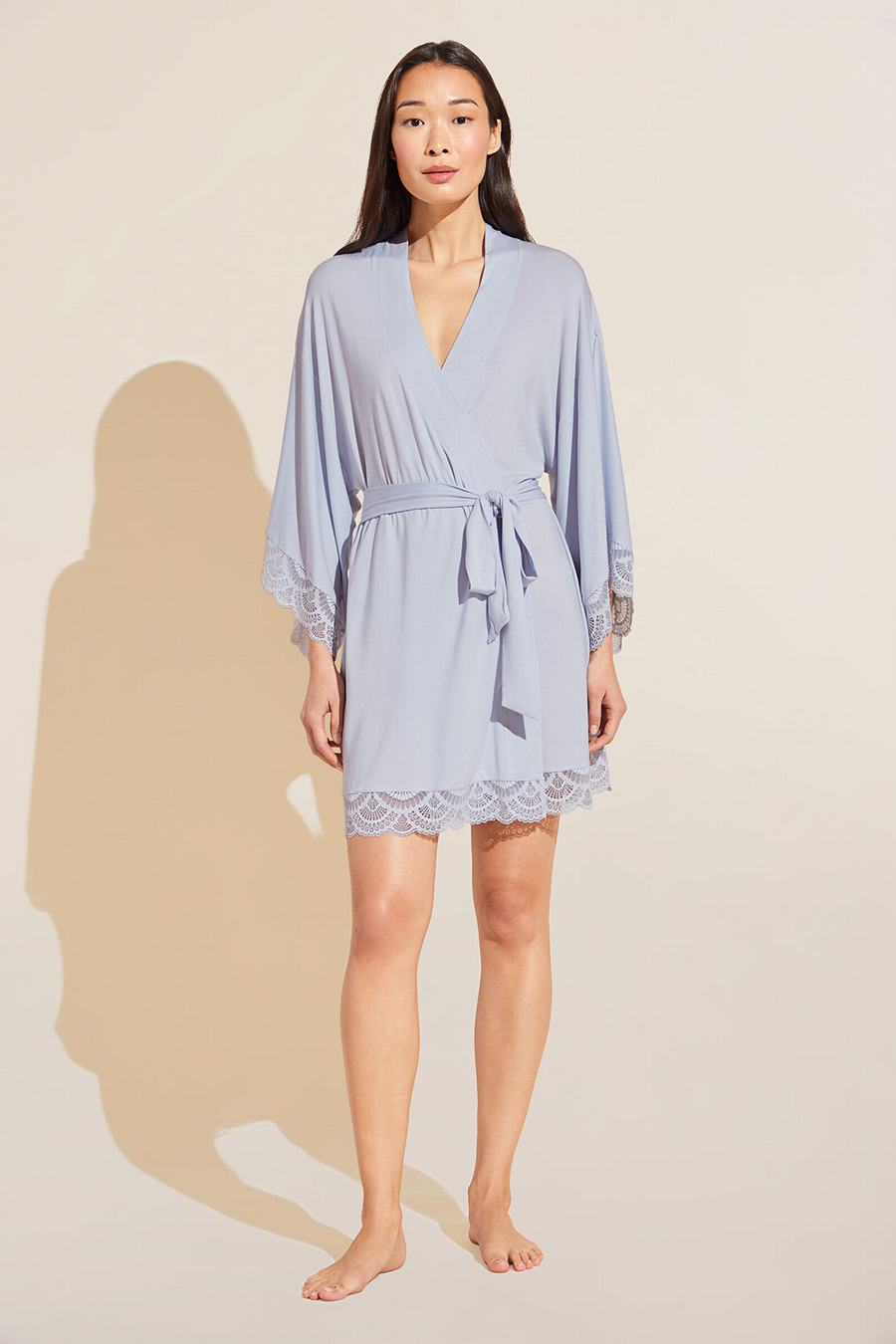 Eberjey Mariana TENCEL™ Modal Women Robe Blue | ETD999UU